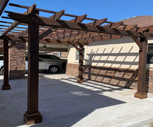 Load image into Gallery viewer, Outdoor Super Deck Redwood Pergola - Best Redwood