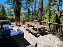Load image into Gallery viewer, Super Deck Redwood Picnic Table - Best Redwood