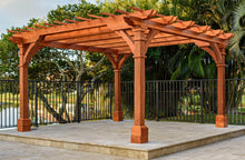Load image into Gallery viewer, Outdoor Pacific Redwood Double Beam Premium Pergola - Best Redwood