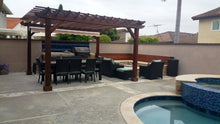 Load image into Gallery viewer, Outdoor Super Deck Redwood Pergola - Best Redwood