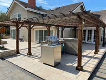Load image into Gallery viewer, Outdoor Super Deck Redwood Pergola - Best Redwood