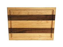 Load image into Gallery viewer, Mixed Maple and Walnut Side grain With juice groove Cutting Board - Best Redwood