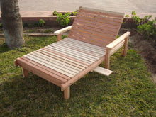 Load image into Gallery viewer, Outdoor Beach Redwood Chaise Lounge - Best Redwood