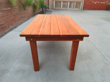 Load image into Gallery viewer, Farmhouse Redwood Outdoor Dining Table - Best Redwood