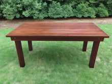 Load image into Gallery viewer, Farmhouse Redwood Outdoor Dining Table - Best Redwood