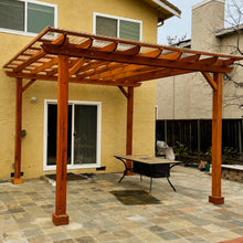 Load image into Gallery viewer, Outdoor Super Deck Redwood Pergola - Best Redwood