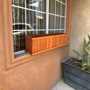 Window Redwood Planter Box - Best Redwood