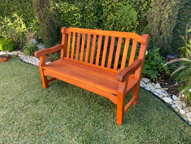Classic Redwood Garden Bench - Best Redwood