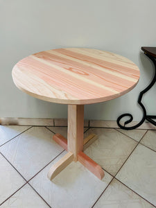 San Obispo Solid Redwood Round Table - Best Redwood