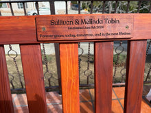 Load image into Gallery viewer, Classic Redwood Garden Bench