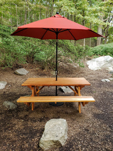Super Deck Redwood Picnic Table - Best Redwood