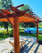 Load image into Gallery viewer, Outdoor Super Deck Redwood Pergola - Best Redwood