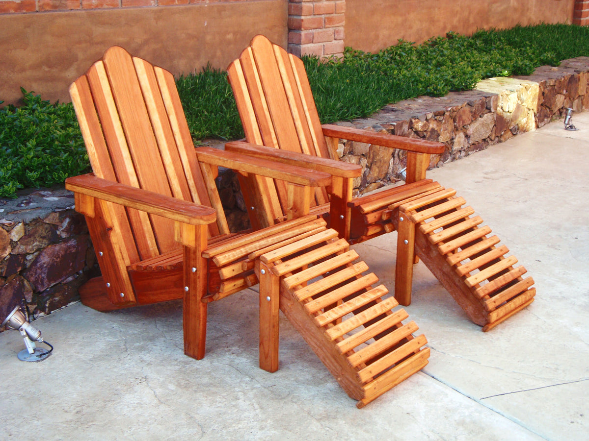 Outdoor Redwood Adirondack Chairs Best Redwood Patio Chairs
