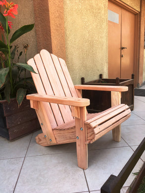 Outdoor Redwood Adirondack Chair - Best Redwood