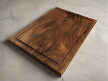 Cargar imagen en el visor de la galería, American Walnut Side Grain With Juice Groove Cutting Board - Best Redwood