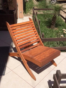 Outdoor Redwood Portable Chair - Best Redwood