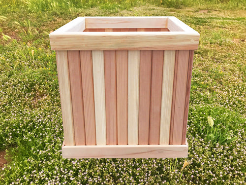 San Clemente Tapered Redwood Planter Box - Best Redwood