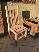 Cargar imagen en el visor de la galería, Farmhouse Redwood Outdoor Dining Chair - Best Redwood