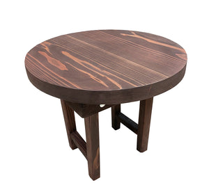 Redwood Outdoor Round Side Table - Best Redwood