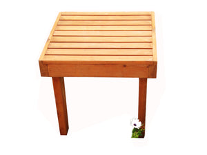 Redwood Outdoor Side Table - Best Redwood