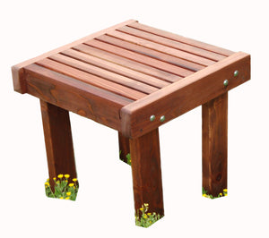 Redwood Outdoor Side Table - Best Redwood