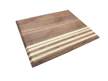 Cargar imagen en el visor de la galería, Modern Walnut Mixed with Maple Side grain Cutting Board - Best Redwood