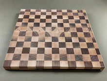 Load image into Gallery viewer, Maple and Walnut Checker End-grain Cutting Board - Best Redwood